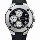 Baume and Mercier Riviera Chronograph Steel Black Men's Watch 8594