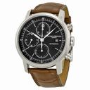 Baume et Mercier Classima Chronograph Black Dial Leather Men's Watch MOA8589