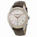 Baume et Mercier Clifton Automatic Silver Dial Brown Leather Men's Watch 10139