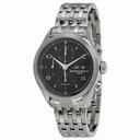 Baume et Mercier Clifton Chronograph Black Dial Stainless Steel Men's Watch MOA10212