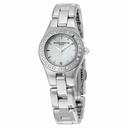 Baume et Mercier Linea Silver Dial Stainless Steel Diamond Ladies Watch MOA10078