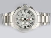 Baume Mercier Riviera XXL 8625 Silver Stainless Steel Strap 43mm Mens Watch