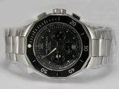 Baume Mercier Riviera XXL 8723 Round Silver Stainless Steel Strap Watch