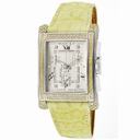 Bedat No. 7 Silver Dial Yellow Diamond Yellow Leather Ladies Watch 778.056.109