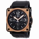 Bell and Ross Automatic Chronograph Rose Gold Men's Watch BR0194-BICOLOR