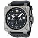 Bell and Ross Aviation Black Carbon Fiber Dial Titanium Men's Watch BR0194-TITANIUM