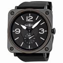 Bell and Ross Aviation Black Dial Ceramic Case Unisex Watch BRS-BL-MATCER