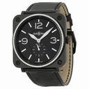Bell and Ross Aviation Black Dial Diamond Unisex Watch BRS-BLKD-CER-PHT