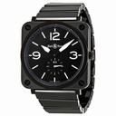 Bell and Ross Black Dial Black Ceramic Unisex Watch BRS-BL-CER