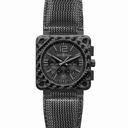 Bell and Ross Carbon Fiber Phantom Automatic Men's Watch BR0194-CA-FIBER-PH