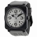 Bell and Ross Commando Automatic Grey Dial Matte Black PVD Men's Watch BR0392-COMMANDO