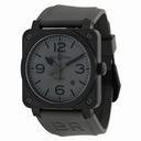 Bell and Ross Commando Grey Dial Grey Rubber Men's Watch R0392-COMMANDOCE