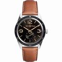 Bell And Ross Heritage Automatic Black Dial Golden Tan Leather Men's Watch RBRV123-GH-ST-SCA