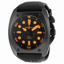 Bell and Ross Marine Black Dial Orange Index Rubber Men's Watch BR0292-ORANGE