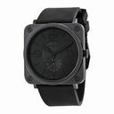 Bell and Ross Phantom Black Dial Ceramic Men's Watch BRS-BLC-PH/SBR