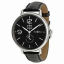 Bell and Ross Vintage Automatic Black Dial Black Leather Men's Watch BLRBRWW190-BL-ST