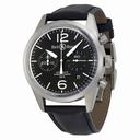 Bell and Ross Vintage Chronograph Black Dial Black Leather Men's Watch BRV126-BL-ST/SCA