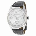 Bell and Ross Vintage Officer Silver Dial GreyLeather Men's Watch BRG123-WH-ST-SCR