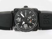 Bell Ross BR01-92 BR01-92-BD-B-V-27 Black Dial PVD Case PVD Bezel Watch