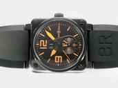 Bell Ross BR01-92 BR01-92-BD-B-V-27 Midsize 42x42mm PVD Case Watch