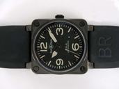 Bell Ross BR01-92 BR01-92 Black 42x42mm Black Dial PVD Case Watch