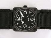 Bell Ross BR01-92 BR01-92 Black PVD Case Black Dial Square Watch