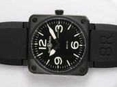 Bell Ross BR01-92 BR01-92 Black Square Midsize Automatic Watch