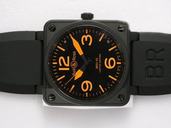 Bell Ross BR01-94 Limited editions BR01-92 Orange PVD Case Square Watch