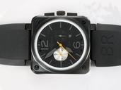 Bell Ross BR01-94 Limited editions BR01-92 Phantom Automatic PVD Bezel Watch