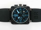 Bell Ross BR01-94 Limited editions BR01-94 Blue Quartz Chronograph 46mm Watch