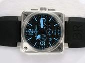 Bell Ross BR01-94 Titanium BR01-94 Titanium Square Quartz Chronograph Watch