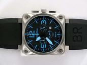 Bell Ross BR01-94 Titanium BR01-94 Titanium Stainless Steel Case Square Midsize Watch