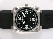 Bell Ross BR01-96 Big Date BR01-96 Big DATE Black Dial Square Black Dial Watch