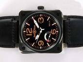 Bell Ross BR01-97 Power Reserve BR01-97 Power Reserve Automatic 46x46mm Black Dial Watch