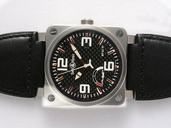 Bell Ross BR01-97 Power Reserve BR01-97 Steel Black 42x42mm Black Dial Watch