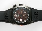 Bell Ross BR02 BR02 -94 Carbon Finish PVD Bezel Midsize Automatic Watch