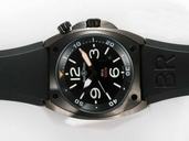 Bell Ross BR02 BR02 Carbon Finish Black Dial Round Automatic Watch