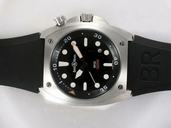 Bell Ross BR02 BR02 PRO Dial Steel 44mm Black Rubber Strap Black Dial Watch
