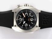 Bell Ross BR02 BR02 Steel 44mm Stainless Steel Case Black Dial Watch