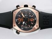 Bell Ross Chronograph BR02-92 PVD Bezel Automatic Midsize Watch