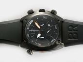 Bell Ross Chronograph BR02-94 Carbon Black Dial 44mm Quartz Chronograph Watch