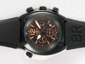 Bell Ross Chronograph BR02-94 Midsize Hexagonal Quartz Chronograph Watch