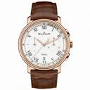 Blancpain Chronograph Flyback Pulsometre Whit Dial Men's Watch 6680F-3631-55B