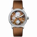 Blancpain Double Time Zone Automatic Brown Dial Ladies Watch 3760-1946A-52B