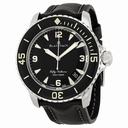 Blancpain Fifty Fathoms Black Dial Stainless Steel Automatic Men's Watch 5015-1130-52
