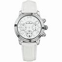 Blancpain Flyback Chronograph White Dial Leather Ladies Watch 3485F-1127-97B