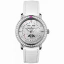 Blancpain Leman Automatic White Mother of Pearl Dial Ladies Watch 3663-4654-55B