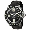 Blancpain Sport 500 Fathoms Black Dial Titanium Automatic Men's Watch 50015-12B30-52