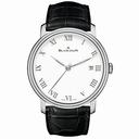 Blancpain Villeret 8 Days White Enamel Dial 18kt White Gold Men's Watch 6630-1531-55B