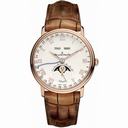 Blancpain Villeret Complete Calendar 8 Days Opaline Dial Men's Watch 6639-3642-55B